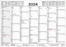 Tafelkalender A5 "Stabil" 2024: 14 Monate auf Vorde... | Buch | Zustand sehr gut