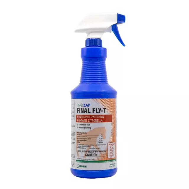 Prozap Final-Fly-T Fly Spray for Horses 32 oz.