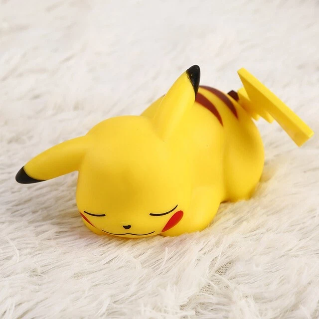 Veilleuse scintillante Pokemon Pikachu pour enfants, jouet mignon, lampe de chev
