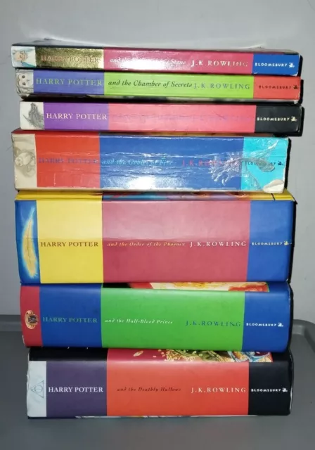 Harry Potter Complete Collection Book Set Bundle 1-7 JK Rowling Bloomsbury Mixed