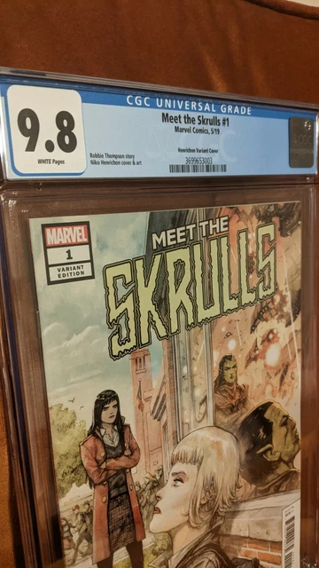 Meet The Skrulls 1 1:50 CGC 9.8 Secret Invasion MCU Warners Avengers Henrichon
