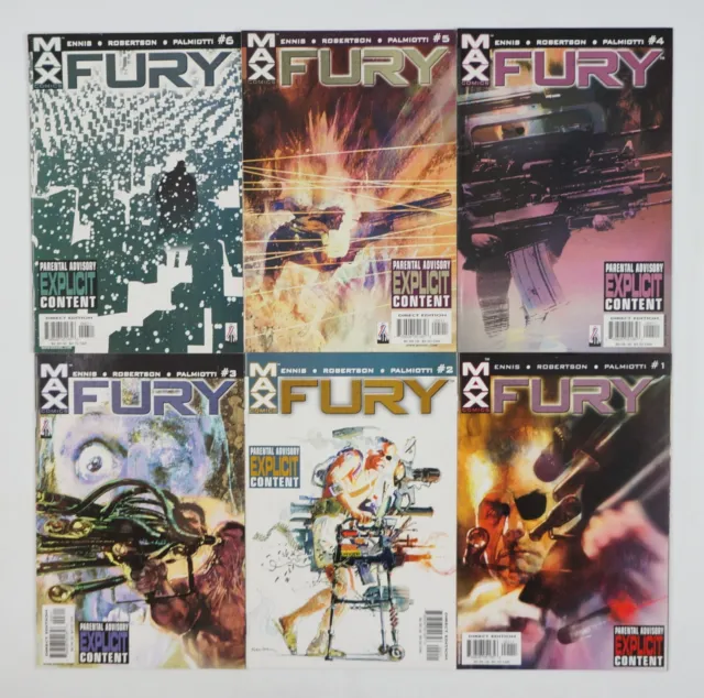 Nick Fury #1-6 VF/NM complete series Marvel MAX Garth Ennis Bill Sienkiewicz set