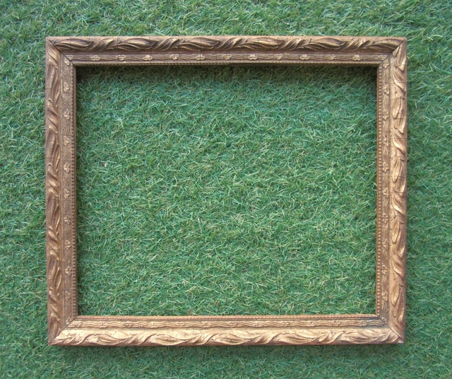 CADRE BARBIZON en bois et stuc doré. Époque... - Lot 27 - Giquello