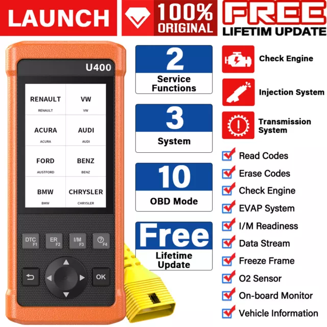 Car OBD2 Scanner automotive Transmission Engine Injector Fault Diagnostic Tool