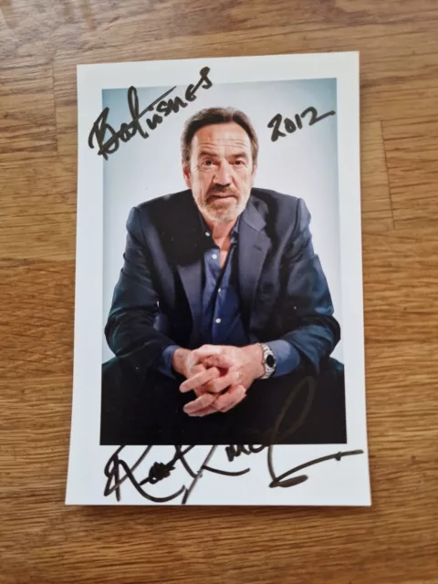 ROBERT LINDSAY HAND SIGNED PHOTO 6x4 Autograph Actor Stage TV Comedy