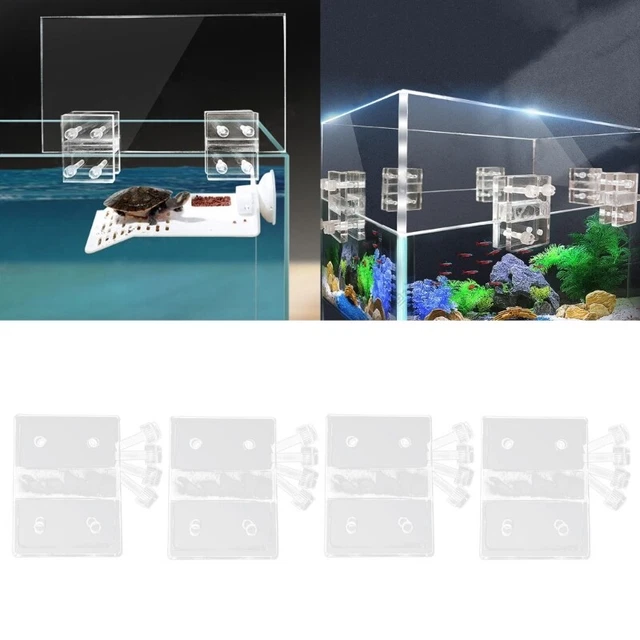 Aquarium Fish Clear Landscape Bracket Protective Net Anti-Escape Net Clip