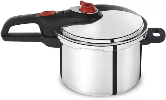 Tefal Serie EPC06 Silver & Black 1100-W 5.8L All-in-One Electric Pressure  Cooker