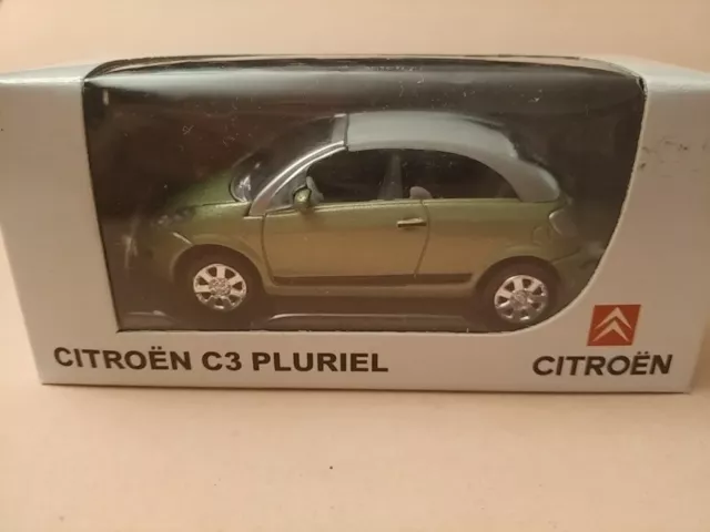 MINIATURE NOREV 3 inches  CITROËN C3 PLURIEL VERT NEUVE EN BOITE idem Majorette