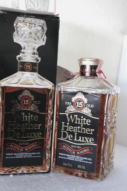 Whisky  White Heather 15 Years Con Box