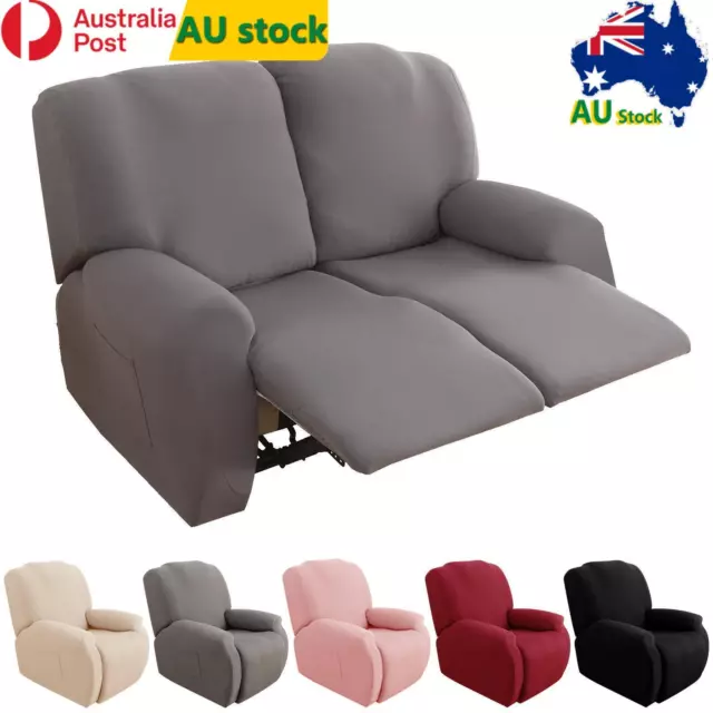 1/2/3 Seat Recliner Sofa Slipcover Stretch Chaise Lounge Cover  Sofa Chair Cover