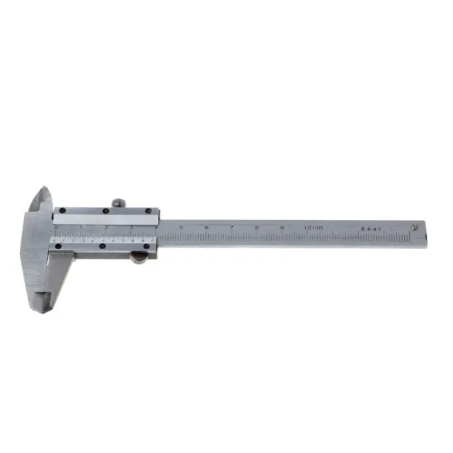 Mini Vernier Caliper 0-100mm Guage Pocket Stainless Steel Metric Machinist