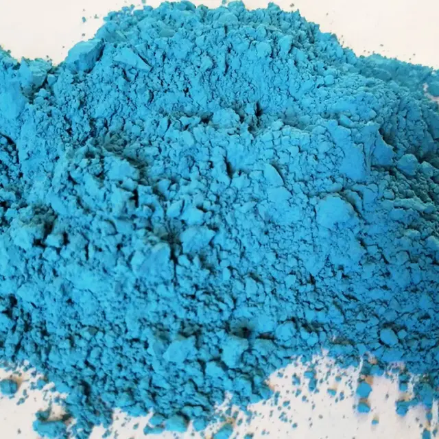 vanadio-circonio azul cerámica color esmalte mancha pigmento óxido hierro 1200C