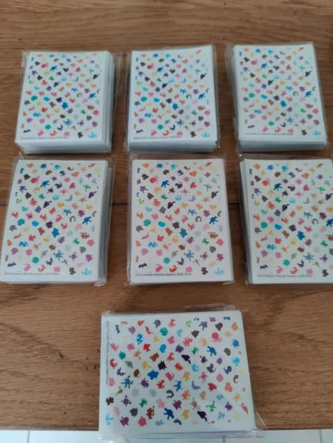 Lot 7 Paquets De Sleeve Scellées Pokemon 151 EV03.5 Neuf FR