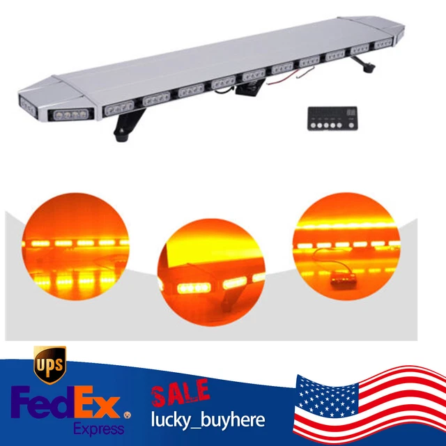 104 LED Work Light Bar Emergency Warn Tow Truck Top Roof Beacon Strobe Lamp NEW