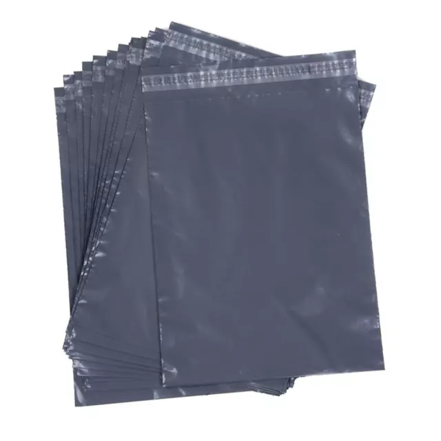 Strong Grey Plastic Mailing Poly Postage Bags with Self Seal ALL SIZES - UK