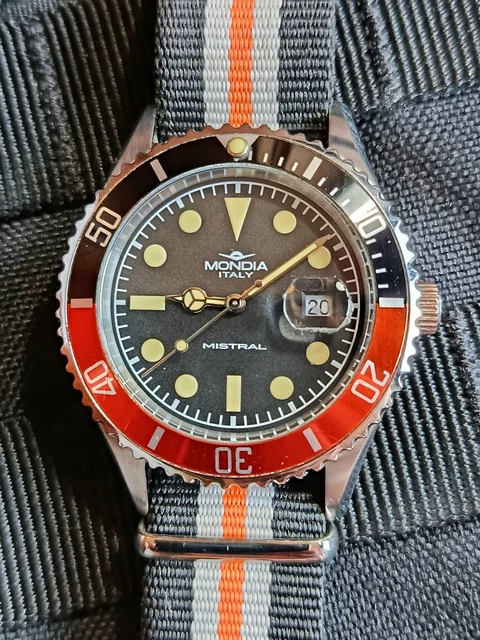 OROLOGIO MONDIA MISTRAL Dive Quartz 23s -Good Condition