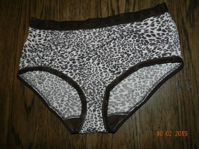 13-091 size 6 Vanity Fair briefs Panties Leopard sissy