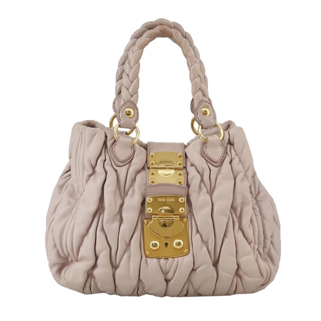 Sac à Main Créateur Luella En Cuir Rose - Taille 36x24 Cm, Intérieur Noir - Occasion Bon état