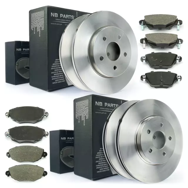 Disques de Frein Plaquettes avant Arrière pour Ford Mondeo III B5Y BWY B4Y 08.04