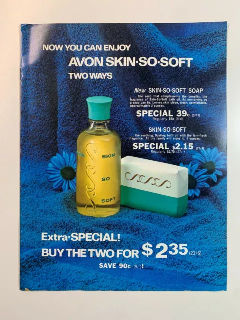 Vintage Catalogue's - Australian AVON Sales Cataloge SKIN-SO-SOFT