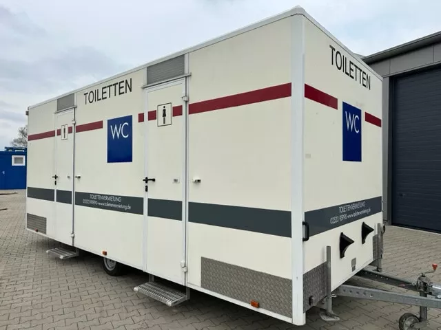 Toilettenwagen 5Damen/1Herren, Aufteiltung verstellbar