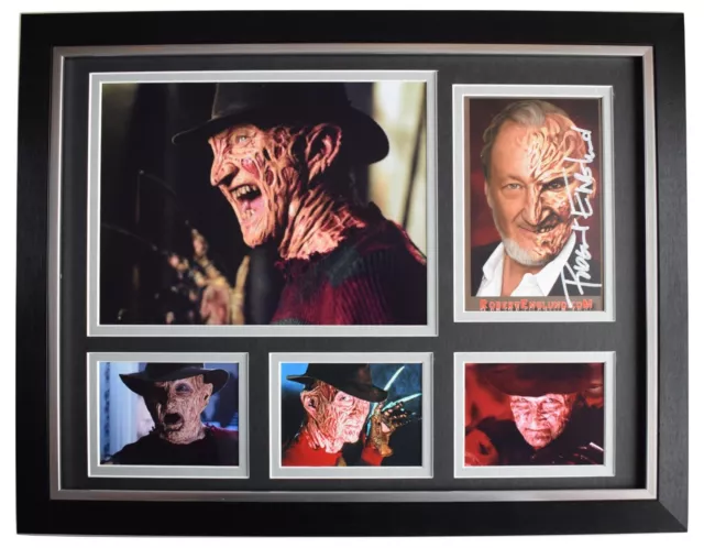 Robert Englund Signed Autograph 16x12 framed photo display Freddy Krueger COA