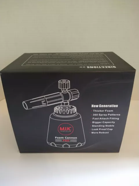 MJJC Foam Cannon Pro V2.0 1/4" Quick Connect Premium Thick Snow Gun Lance 