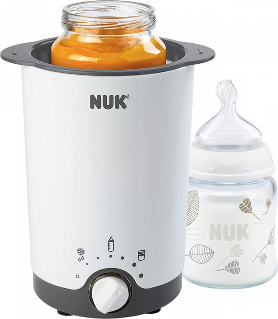 NUK Thermo Chauffe-biberon 3-en-1 | Pour chauffer, décongeler et tenir au...