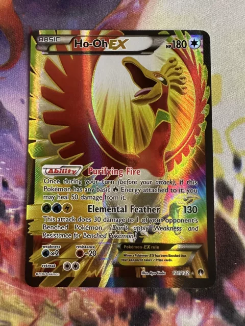 Ho-Oh EX 92/122 ULTRA RARE Pokemon XY Breakpoint NM Holo 2016