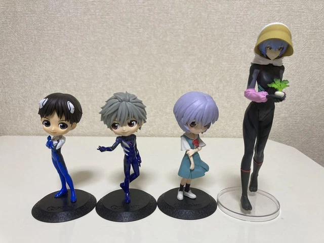 Figurine Anime Evangelion – Ayanami Rei, Asuka, Kaworu, Shinji – PVC 17-24 Cm – Collection Et Décoration – Cadeau Fan