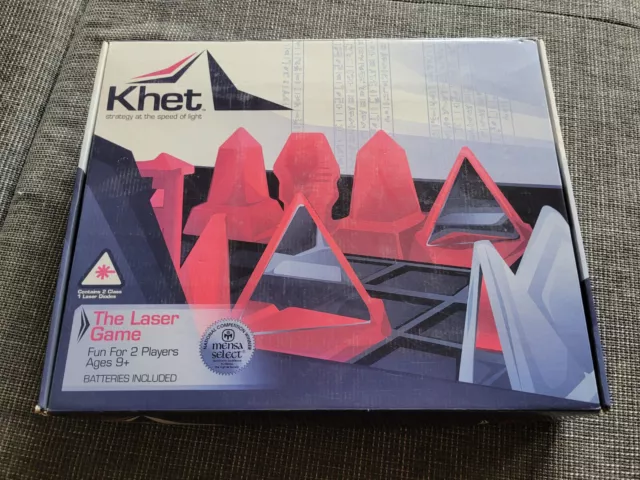 Khet The Laser Game Laser Spiel Strategie Action für 2 Spieler ab 9 Jahren RAR