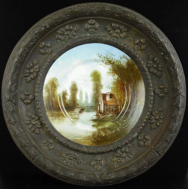ANCIENNE ASSIETTE DECO mural souvenir Les Sables d'Olonne en porcelaine EUR 14,90 - FR