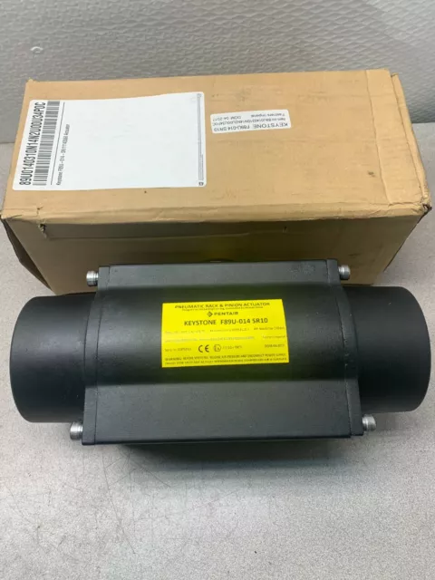 New In Box Pentair Keystone Pneumatic Rack & Pinion Actuator F89U-014 Sr10