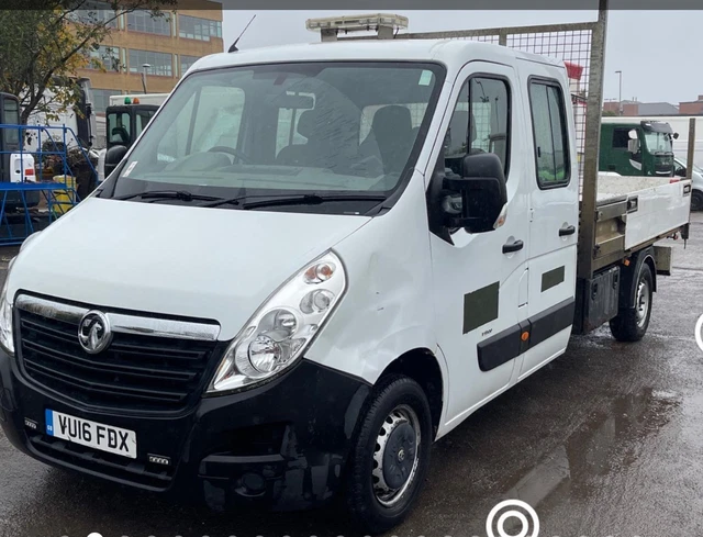 2016-16 reg vauxhall movano F3500 L3H1 CDTI tipper 2,3
