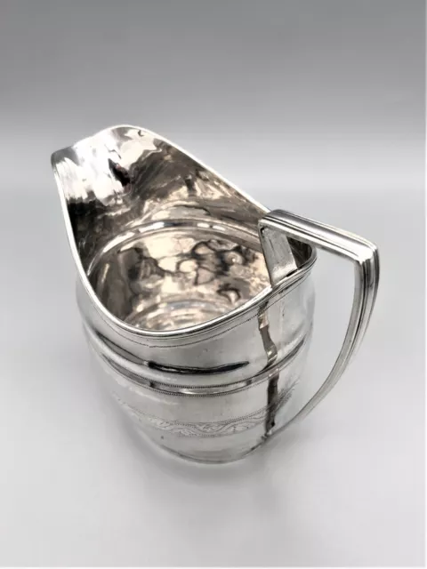 George Iii Sterling Silver Cream Jug, Thomas Law, Sheffield, 1803