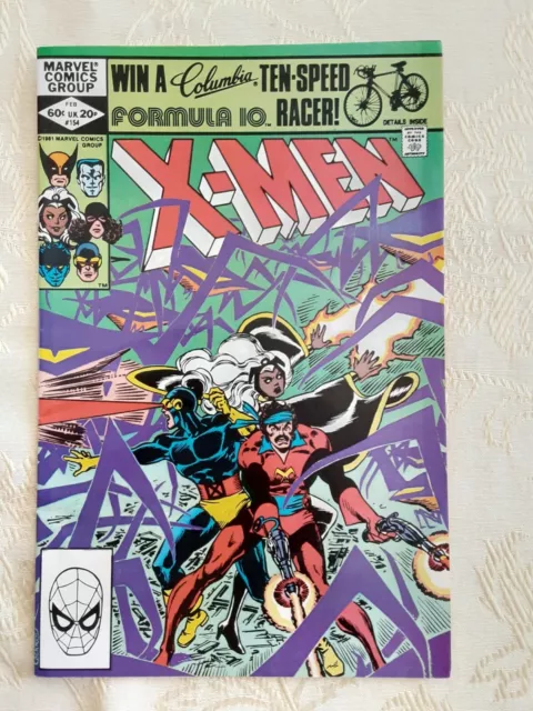 The Uncanny X-Men Comic Book Vol. 1 Number 154 (Marvel February 1982) VERY NICE!