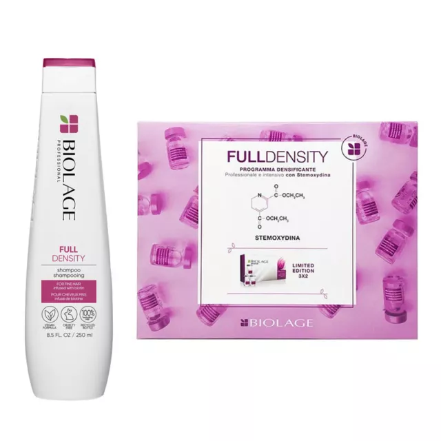 BIOLAGE Kit Fulldensity shampoo 250ml + Prog. Signalbraun Mit Stemoxydina 30x6