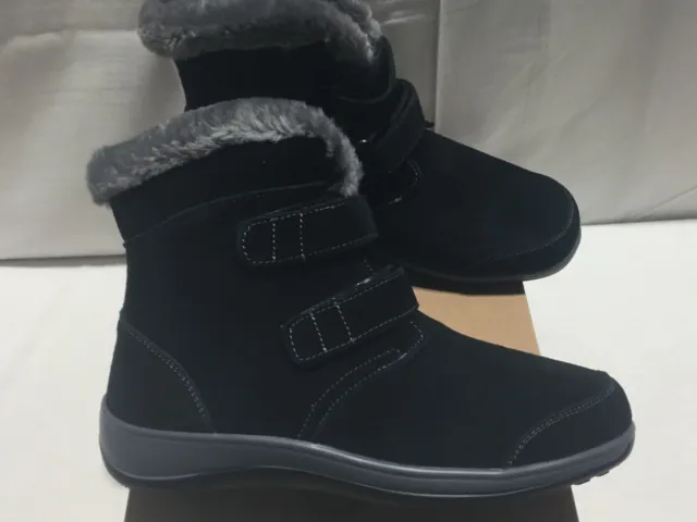 N8 ORTHOFEET Florence Boot Black Womens Size 9 Wide