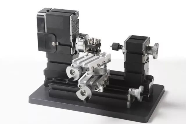 60W DIY Mini Metal Rotating Lathe DIY Tools Metalworking Woodworking lathe