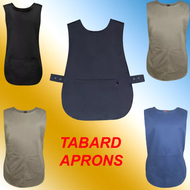 Tabard / Tabbard Apron Suitable for Catering Cleaning Work Wear overall Uniform