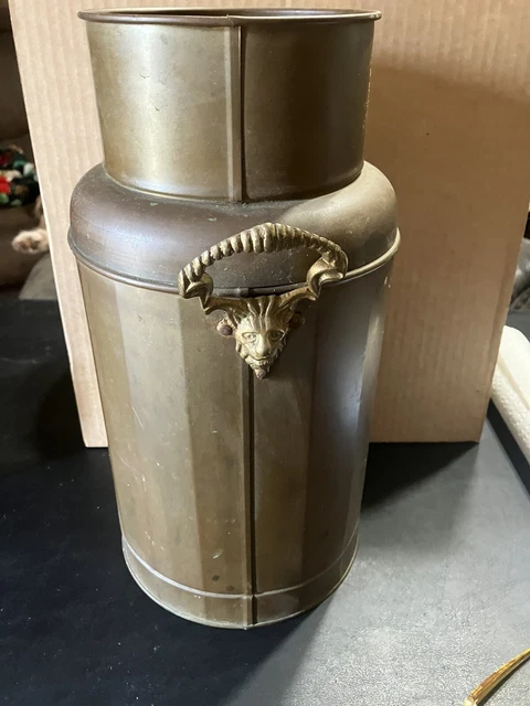 Satyr Brass Umbrella Stand