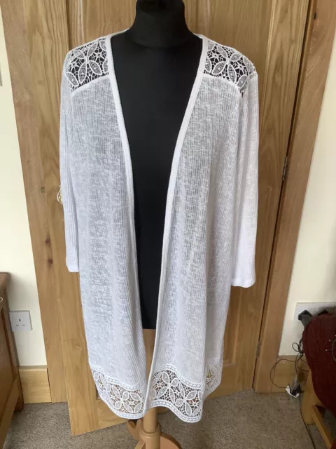 White cardigan size sales 22