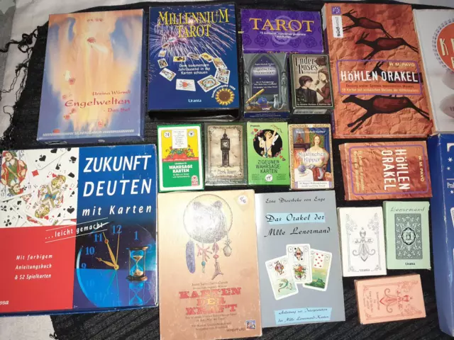 Tarot, Lenormand,Wahrsagekarten,Kipper, Magie, Rituale ,Orakel, Runen, Pendel...