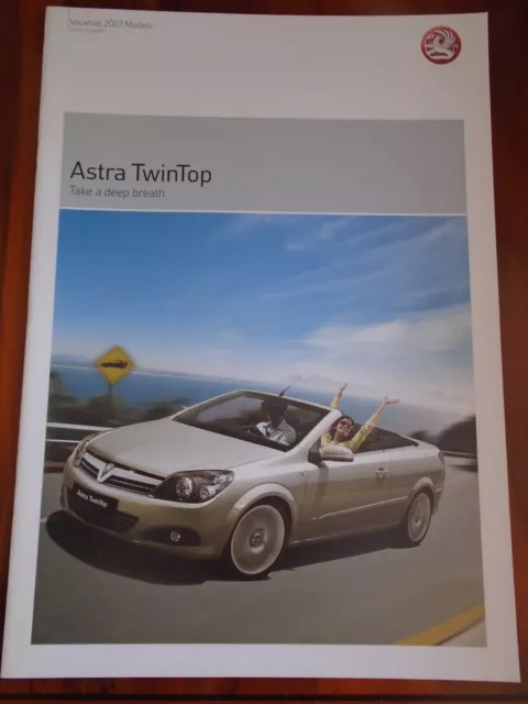 Vauxhall Astra Twintop range brochure 2007 models Ed 1