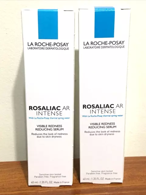 2 La Roche Posay Rosaliac AR Intense Redness Reducing Serum 40ml EXP 11/24 NEW