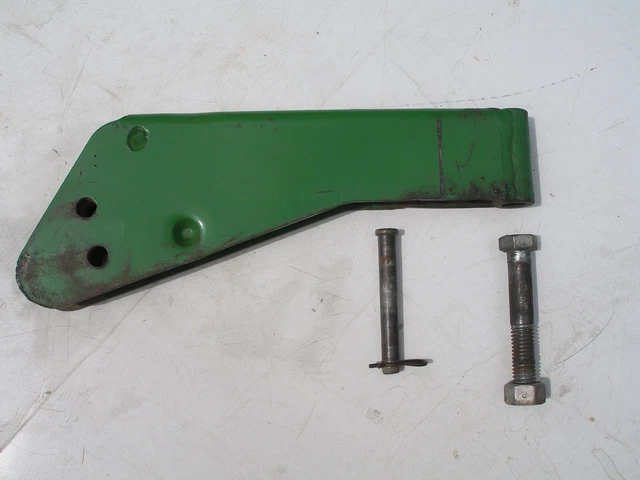 70's John Deere 624 Roto tiller Drag Bar Depth Gauge Pivot Arm w/pins OEM Good!