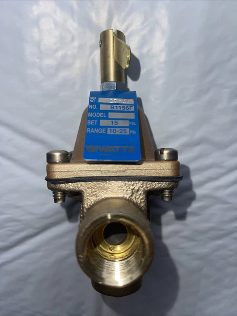 WATTS B1156F Pressure Regulator,1/2 In,10 to 25 psi
