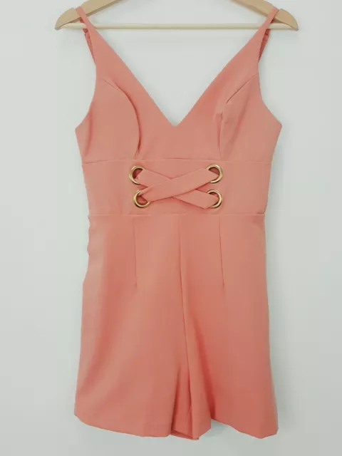 KOOKAI | Womens Light Ginger Playsuit / Romper [ Size EUR 38 or AU 10 / US 6 ]