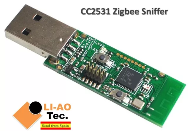 Zigbee CC2531 Sniffer Bare Board Packet Protocol Analyzer Module USB Dongle