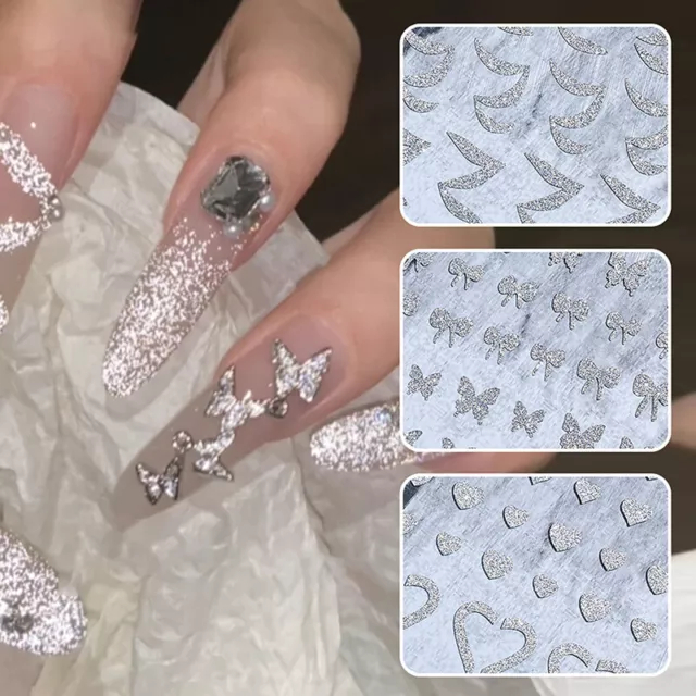 Nail Decals Star Butterfly Stickers Nail Art Decoration 3D DIY Art Decoration